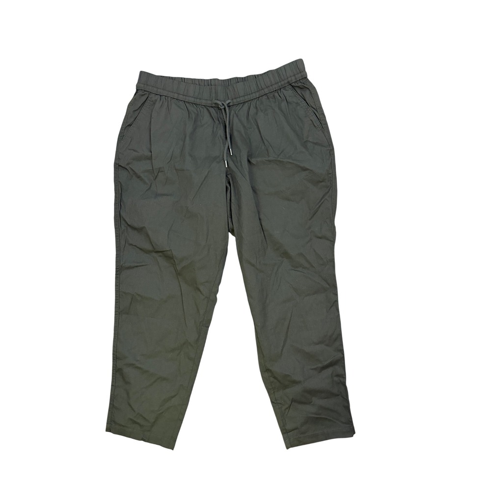 Pact Daily Twill Ultra High Rise Tapered Pant Size Women XXL Organic Cotton